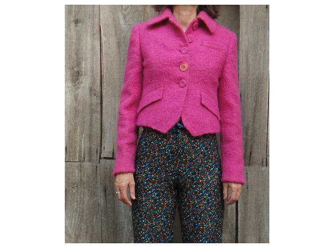 Paul Smith Blue Paul Smith Wolle & Mohair T Jacke 40 Pink - Ansicht 8