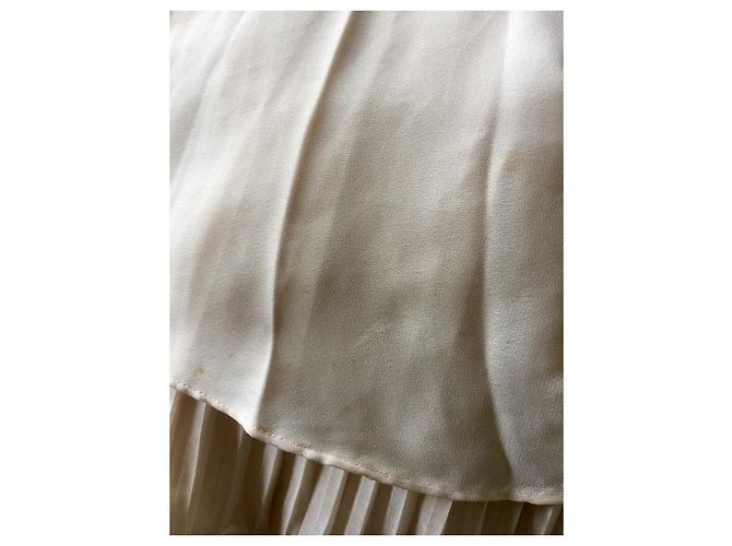 French Connection Shelby trägerloses Swandsdown-Kleid Fleisch - Ansicht 7