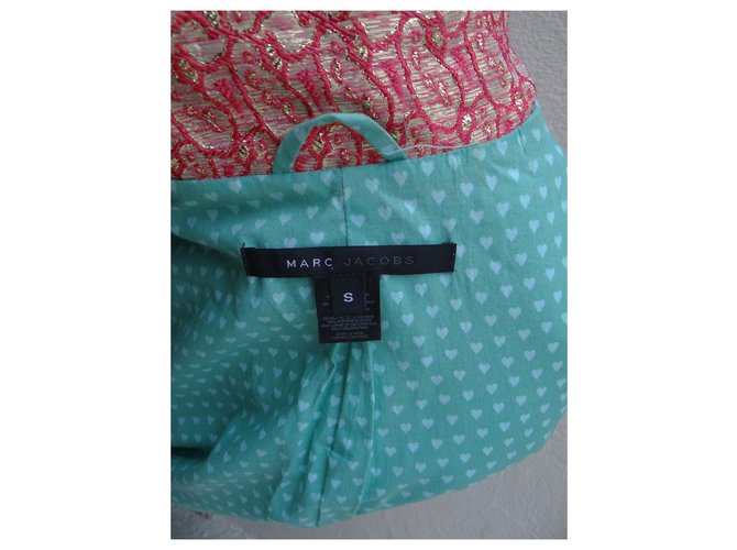 Abrigo Marc Jacobs Rosa y Dorado - vista 7