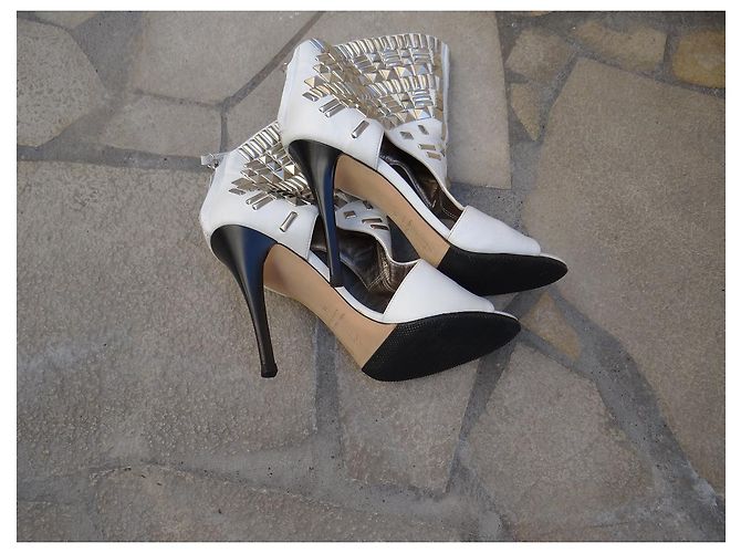 Botines Giuseppe Zanotti de cuero blanco 38 FR - vista 10