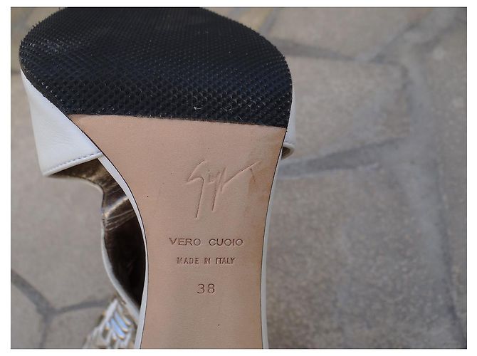 Botines Giuseppe Zanotti de cuero blanco 38 FR - vista 11