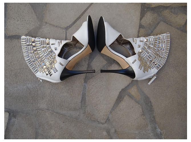 Botines Giuseppe Zanotti de cuero blanco 38 FR - vista 4