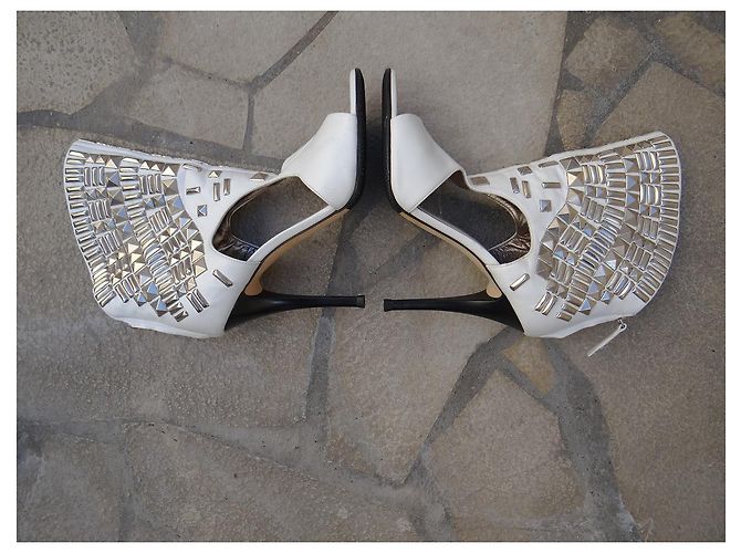Botines Giuseppe Zanotti de cuero blanco 38 FR - vista 5