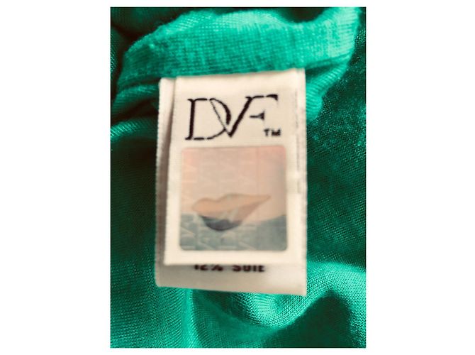 Diane Von Furstenberg DvF Zarita Spitzenkleid Smaragd Grün - Ansicht 6