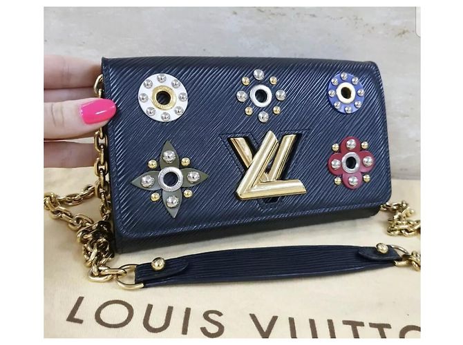 Louis Vuitton Portafogli Twist Monogram Flower su borsa a catena Multicolore - vista 2