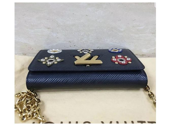 Louis Vuitton Portafogli Twist Monogram Flower su borsa a catena Multicolore - vista 3