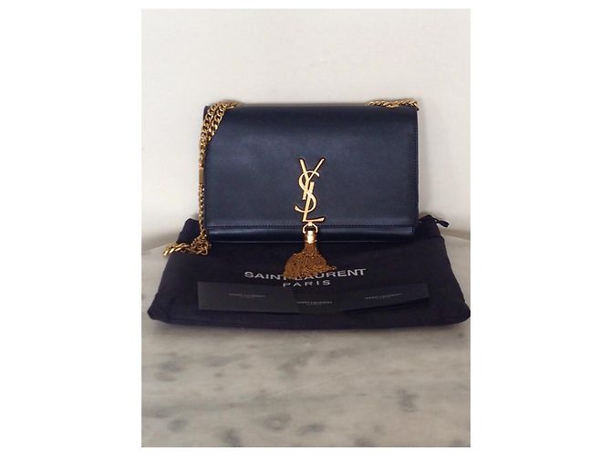 BORSA POMPOM MEDIA KATE SAINT LAURENT - vista 8