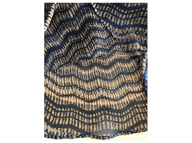 Top oder Bluse mit nackten Schultern Javier Simorra Braun - Ansicht 3
