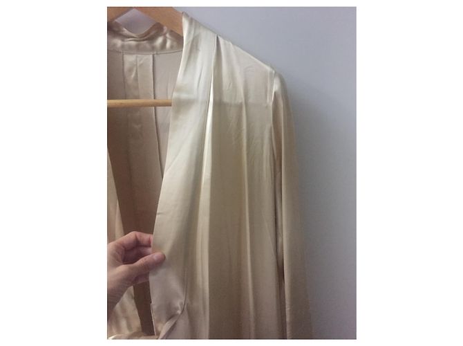 Pomandère Plumero de viscosa Beige - vista 10
