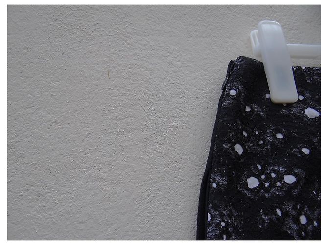 Falda de encaje Balenciaga en blanco y negro - vista 4