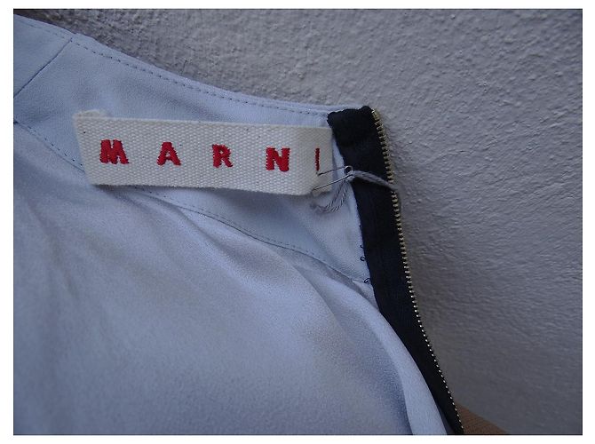 Abito Marni in lana e viscosa rosso beige - vista 9