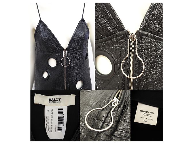 Abito cut-out nero di Bally - vista 9