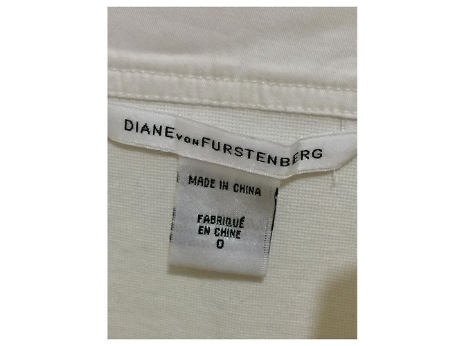 Vestido Diane Von Furstenberg Garner de algodón blanco - vista 8