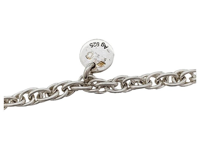Collar largo Hermès en plata. - vista 2