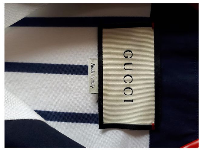 Camicia Gucci NY Yankees Patch in cotone bianca Bianco - vista 5