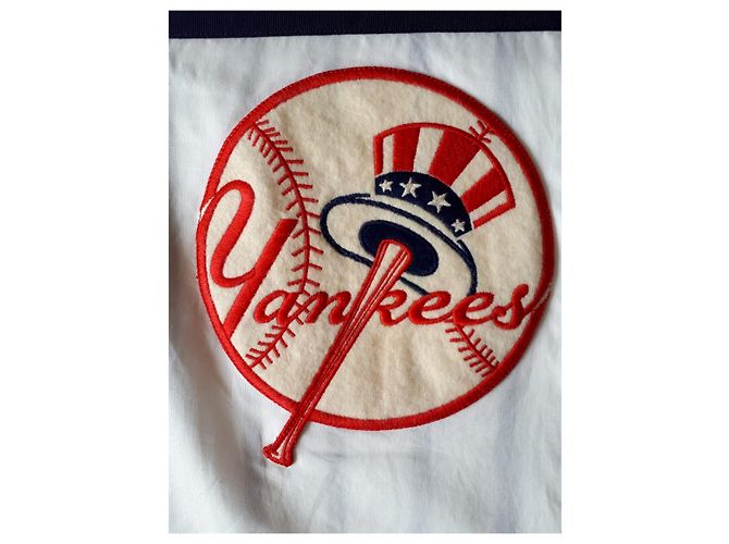 Camicia Gucci NY Yankees Patch in cotone bianca Bianco - vista 6
