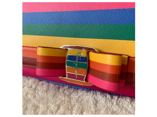 Salvatore Ferragamo Regenbogen Vara Tasche - Ansicht 10