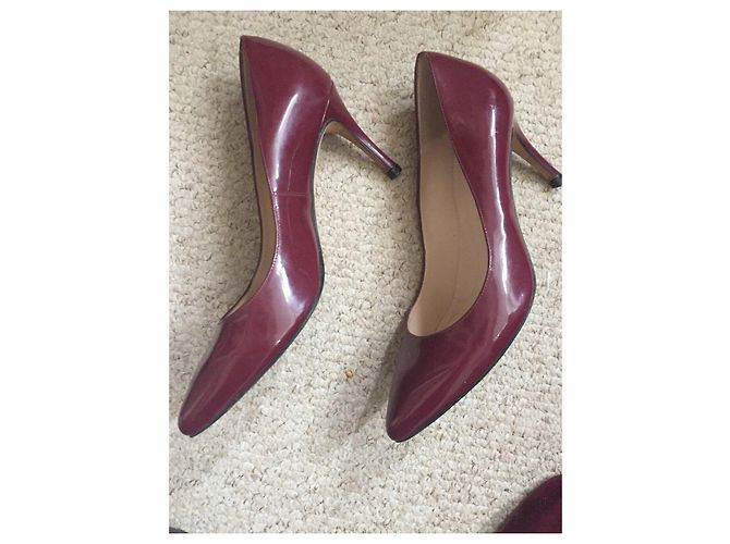Russell & Bromley Décolleté in vernice bordeaux Bordò - vista 7