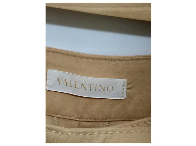 Pantalones Valentino de lana nueva Beige - vista 3