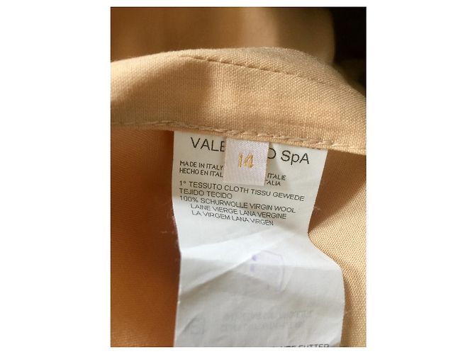 Pantalones Valentino de lana nueva Beige - vista 6