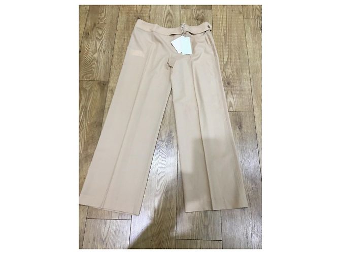 Pantalones Valentino de lana nueva Beige - vista 7
