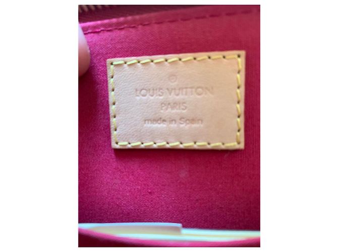 Louis Vuitton Alma BB Monogram Vernis Lackleder Rosa Pink - Ansicht 7