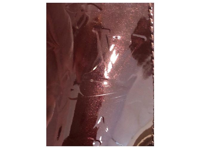 Louis Vuitton Alma PM Monogram Vernis Pelle Verniciata Amarante Bordò - vista 3