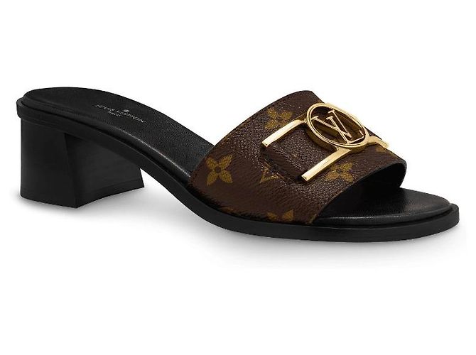Louis Vuitton LV Lockit Maultiere Schwarz - Ansicht 2