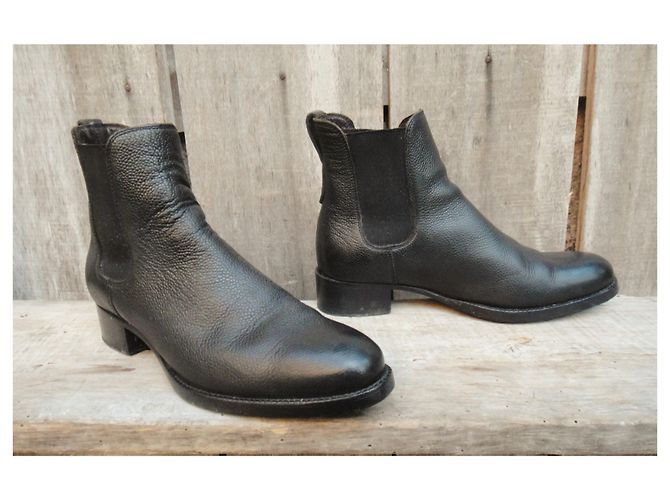 Botines Heschung p 36 Negro - vista 3