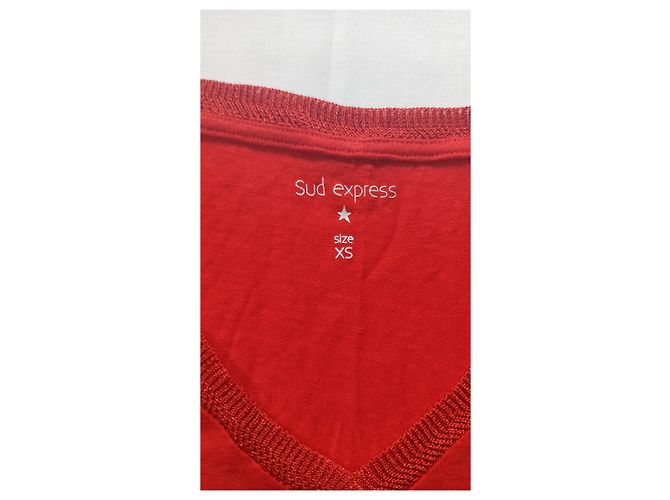 Autre Marque Sud Express Leinenkleid Orange XS - Ansicht 3