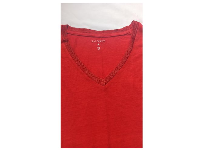 Autre Marque Sud Express Leinenkleid Orange XS - Ansicht 5