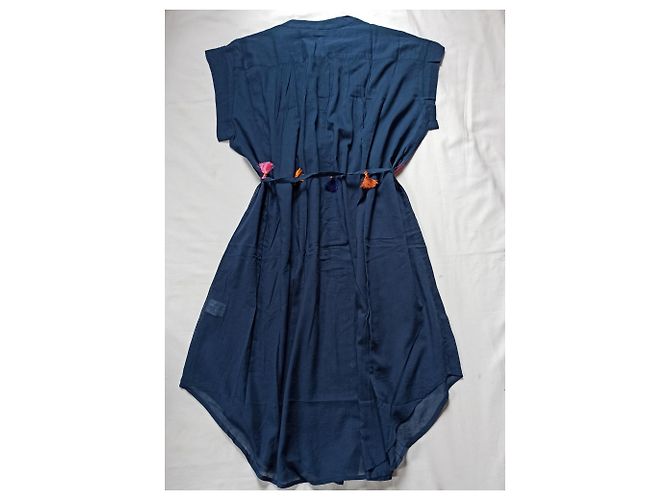 Blusa Antik Batik de algodón azul marino - vista 2