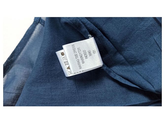 Blusa Antik Batik de algodón azul marino - vista 4