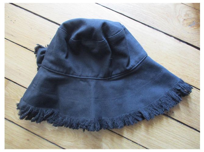 Sonia Rykiel Schwarze Baumwollkappe. - Ansicht 3