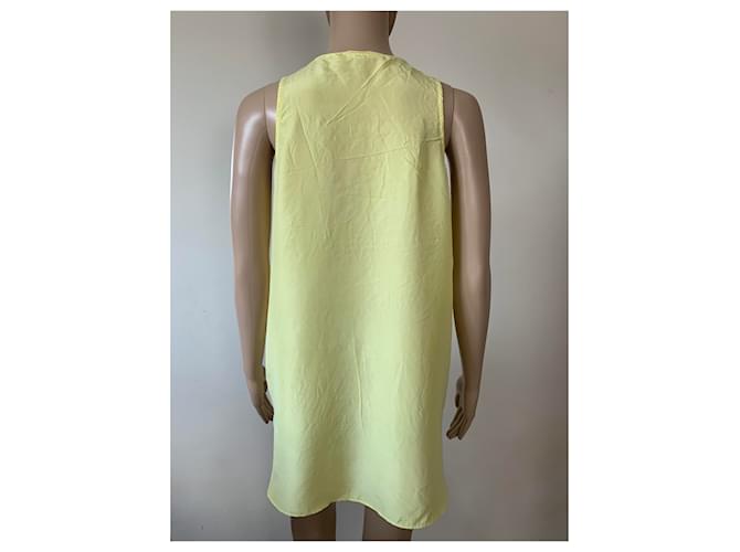 Top in seta Bruuns Bazaar Giallo - vista 4