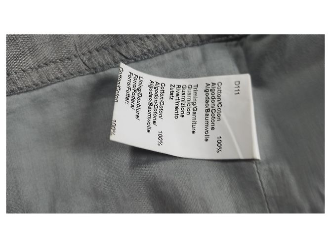 Vestido sin mangas de algodón gris Gerard Darel - vista 3