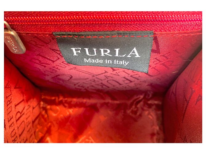 Borsa Furla in pelle rossa Rosso - vista 10