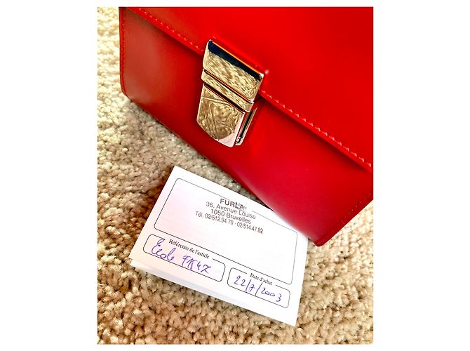 Borsa Furla in pelle rossa Rosso - vista 12