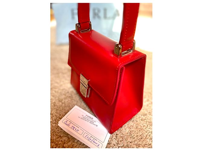 Borsa Furla in pelle rossa Rosso - vista 13