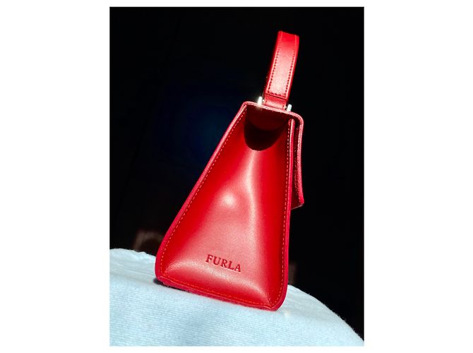 Borsa Furla in pelle rossa Rosso - vista 2