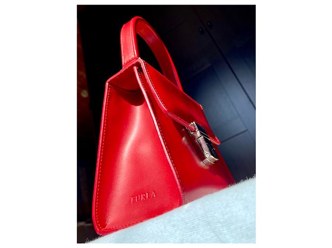 Borsa Furla in pelle rossa Rosso - vista 3