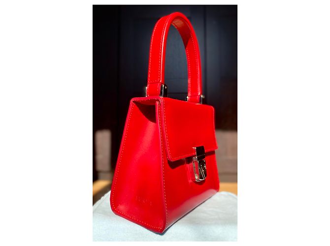 Borsa Furla in pelle rossa Rosso - vista 7