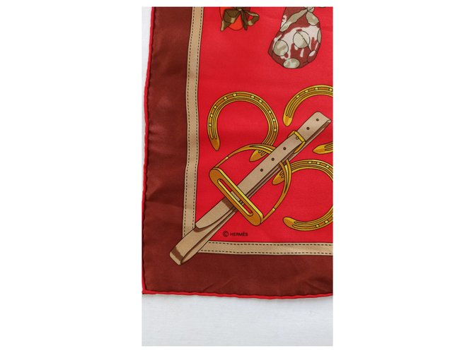 Hermès Jóquei Vermelho Multicor - vista 2