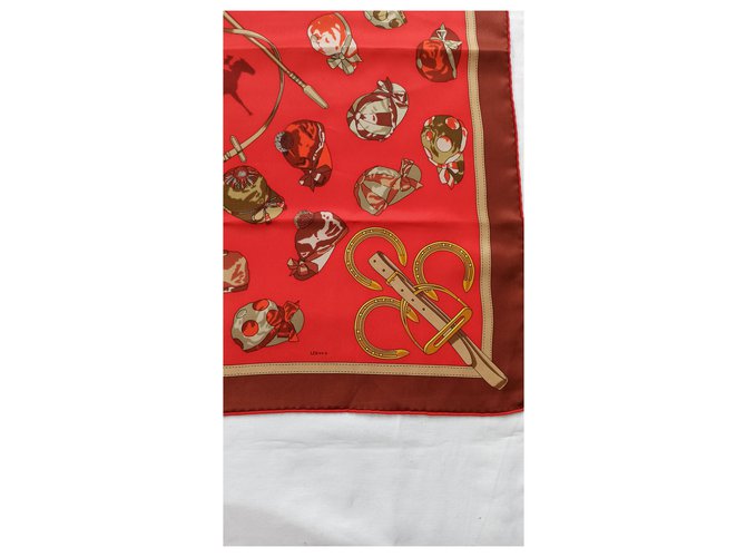 Hermès Jóquei Vermelho Multicor - vista 7