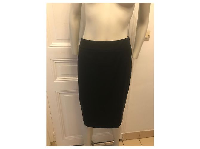 Mcq Black Cotton Viscose Skirt - view 2