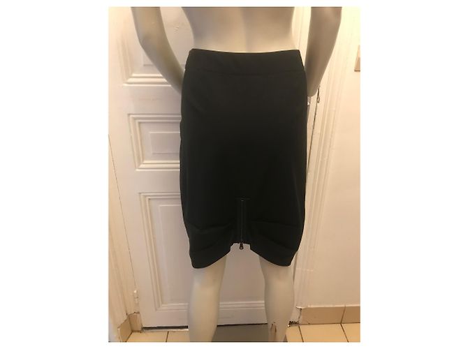 Mcq Black Cotton Viscose Skirt - view 3
