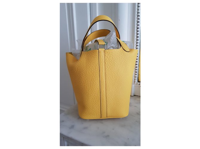 Hermès Picotin Lock 18 Amarillo - vista 8
