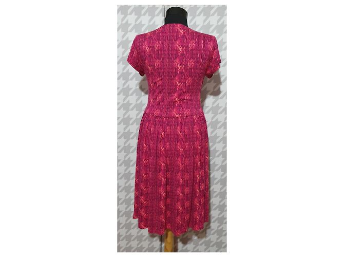 Jigsaw Kleid lila Viscose Mehrfarben - Ansicht 3