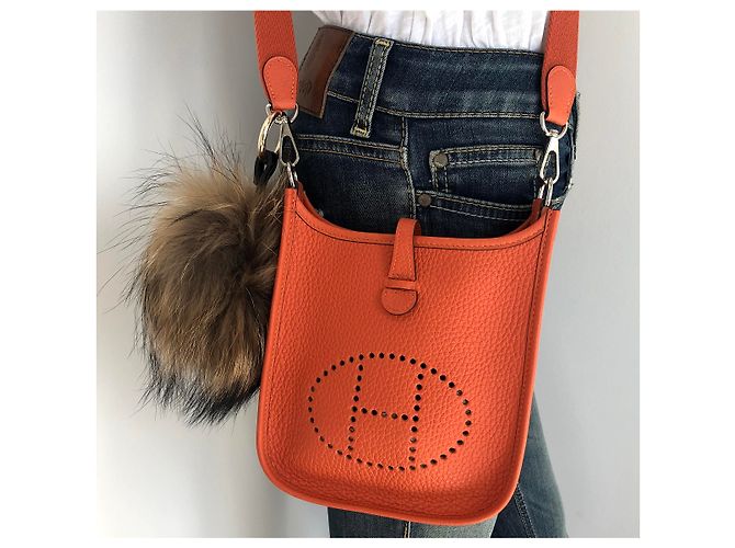 Evelyne Hermès Hermes amazone 16 Mini tpm Orange - Ansicht 4