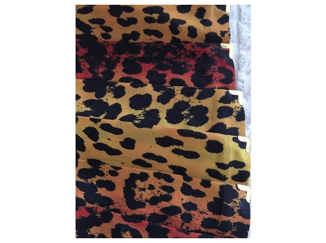 Versace for H&M new silk skirt with label Leopard print - view 5